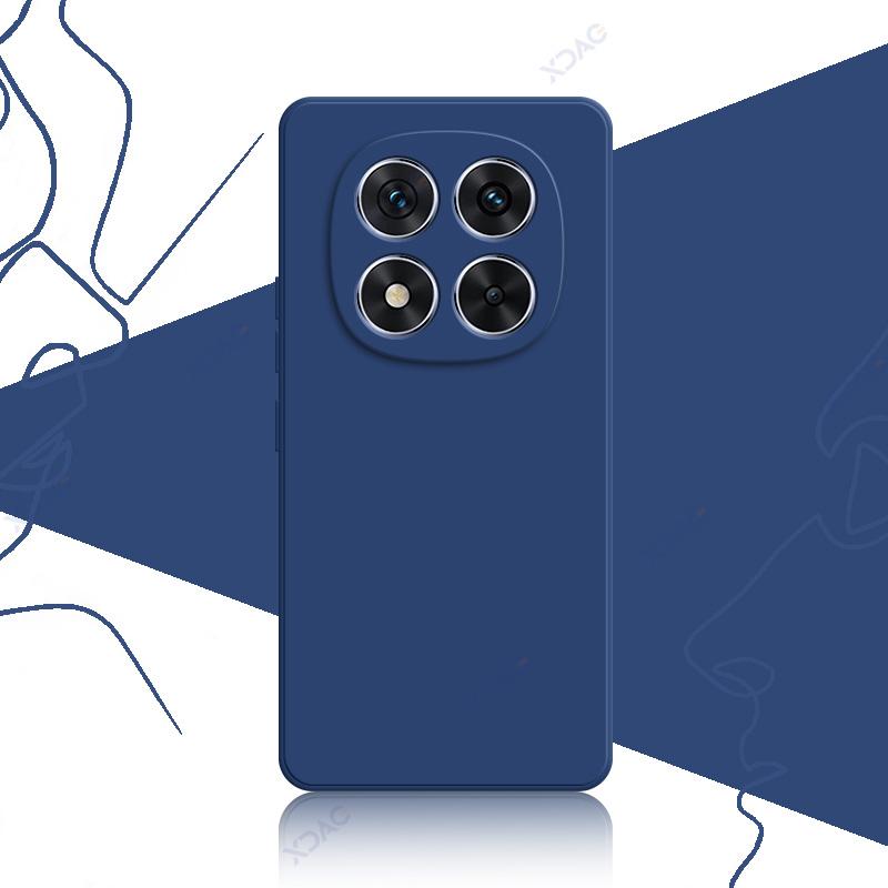 Роскошные двухслойные чехлы для Redmi Note 14 Pro 5G с полной защитой от ударов, задняя крышка RedmiNote14Pro Square Liquid Silicone Coque Shield