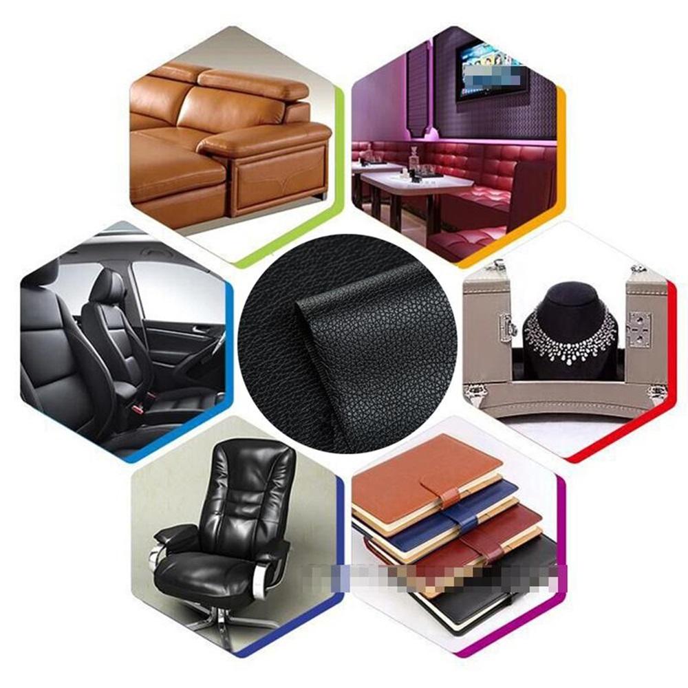 Self-Adhesive Leather Repair Patch, Waterproof & Durable PU Leather Tape For Sofas, Car Seats, Jackets & Bags, 17 Colors & 3 Sizes