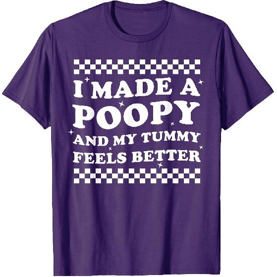 Funny Inappropriate Vacation Swap Adult I Made A Poopy T-Shirt
