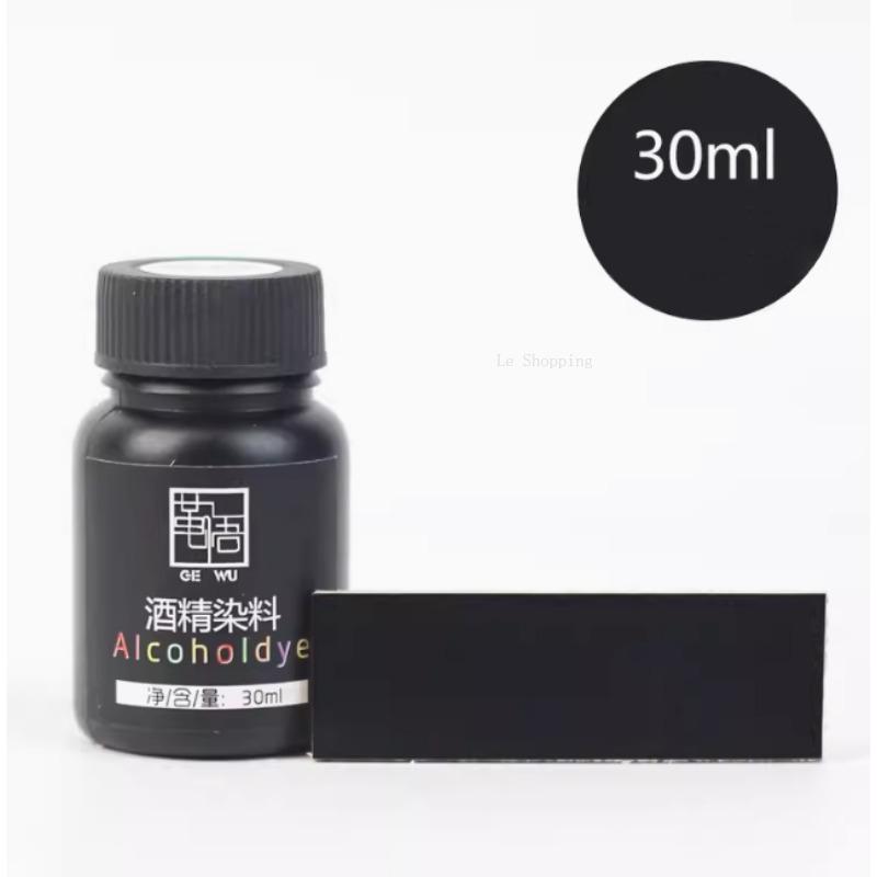 30 мл Кожаный спиртовой краситель, содержащий золотой пигмент сплошного цвета, ручной работы, DIY, растительного дубления, для сумок, одежды, тинта, пигмент для кожаного искусства