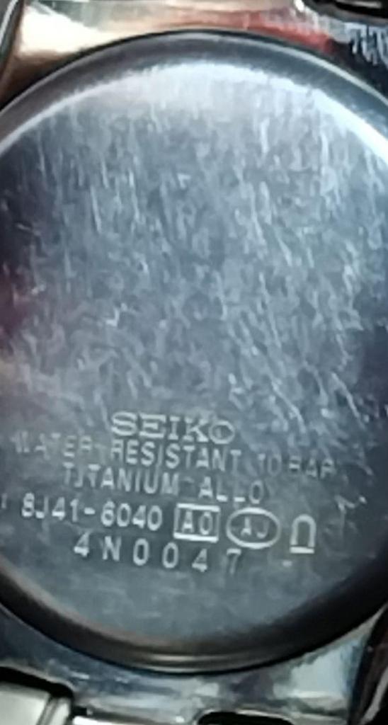 [Б/У] SEIKO DOLCE Титан Синий Кварц 8J41-6040