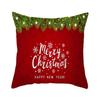 Санта-Клаус Рождественский орнамент с принтом Чехлы для подушек для дома Гостиная Украшение дивана Квадратная подушка из полиэстера Наволочка