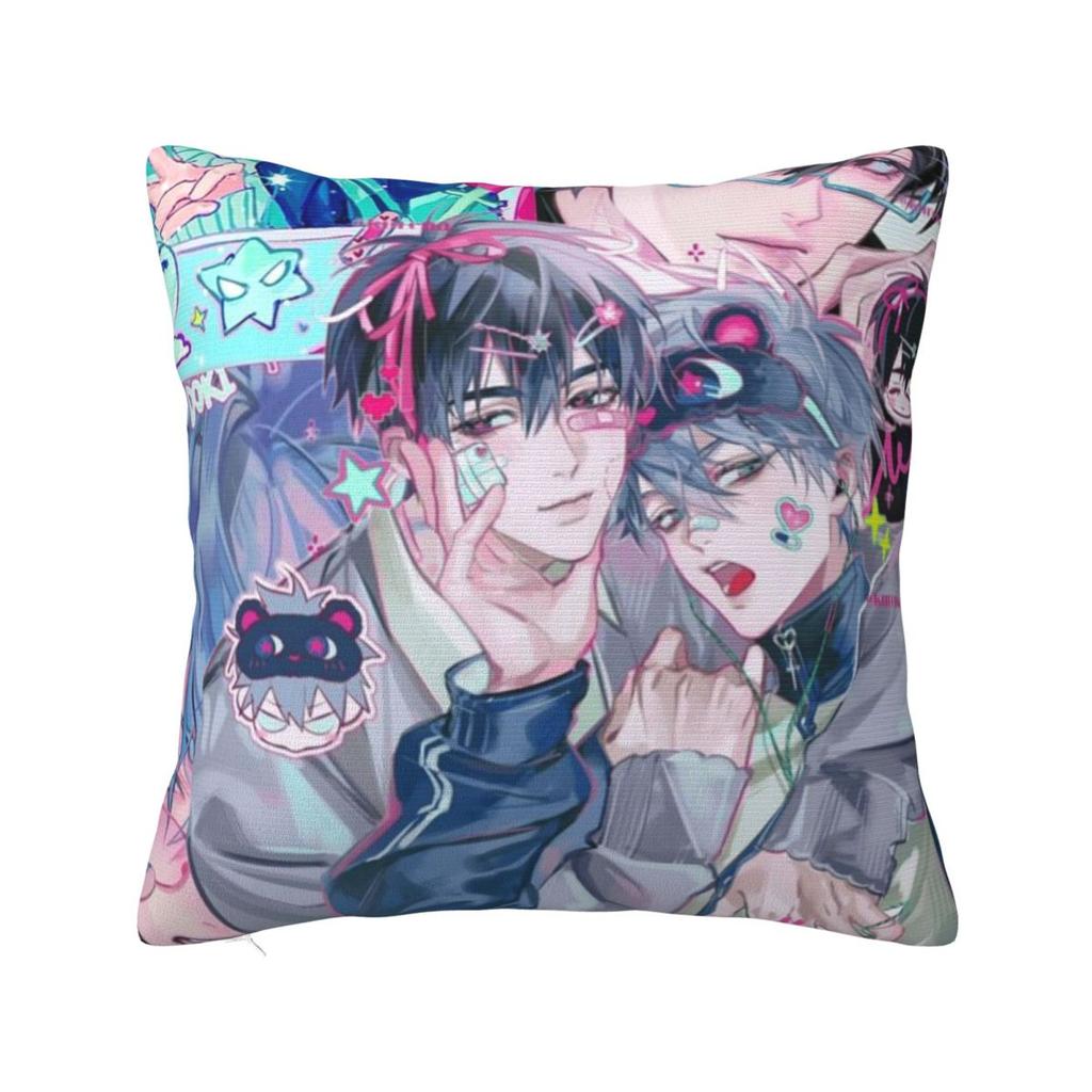 Alien Stage Anime Pillowcase Polyester Cushion Cover Gift Luka Ivan Till Mizi Pillow Case Cover Home Square 40X40Cm