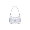 New MLB New York Yankees Artificial Leather Shoulder Bag, Handbag, Clutch, Student Backpack Unisex Silver 3ABQS124N-50SIS