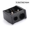 Double Holes Lipstick Pencil Sharpener For Eyebrow Lip Liner Eyeliner Pencil