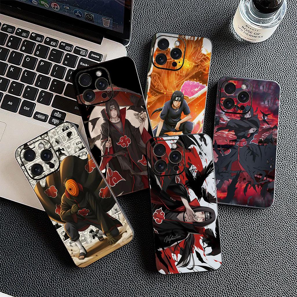 Чехол для Apple iPhone 16 15 14 11 Pro Max 6 7 8 Plus + SE2 SE3 SE 2022 2020 8+ Чехол для телефона Обито Нарутос Итачи Учиха Тоби
