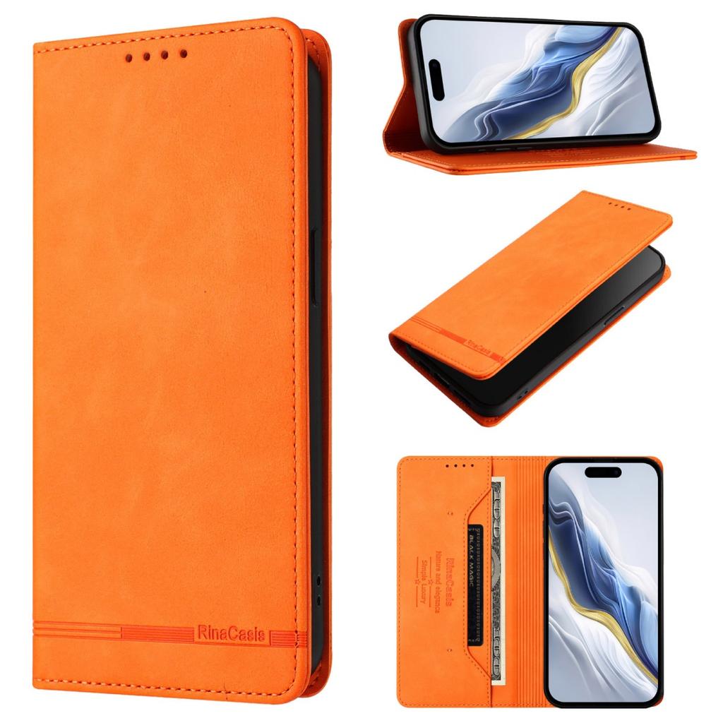 Magnetic Leather Case For iPhone 17 16 15 14 13 12 11 17 Pro Max Air 16 15 Plus 16e SE2 SE3 Flip Wallet Card Slots Cover Funda