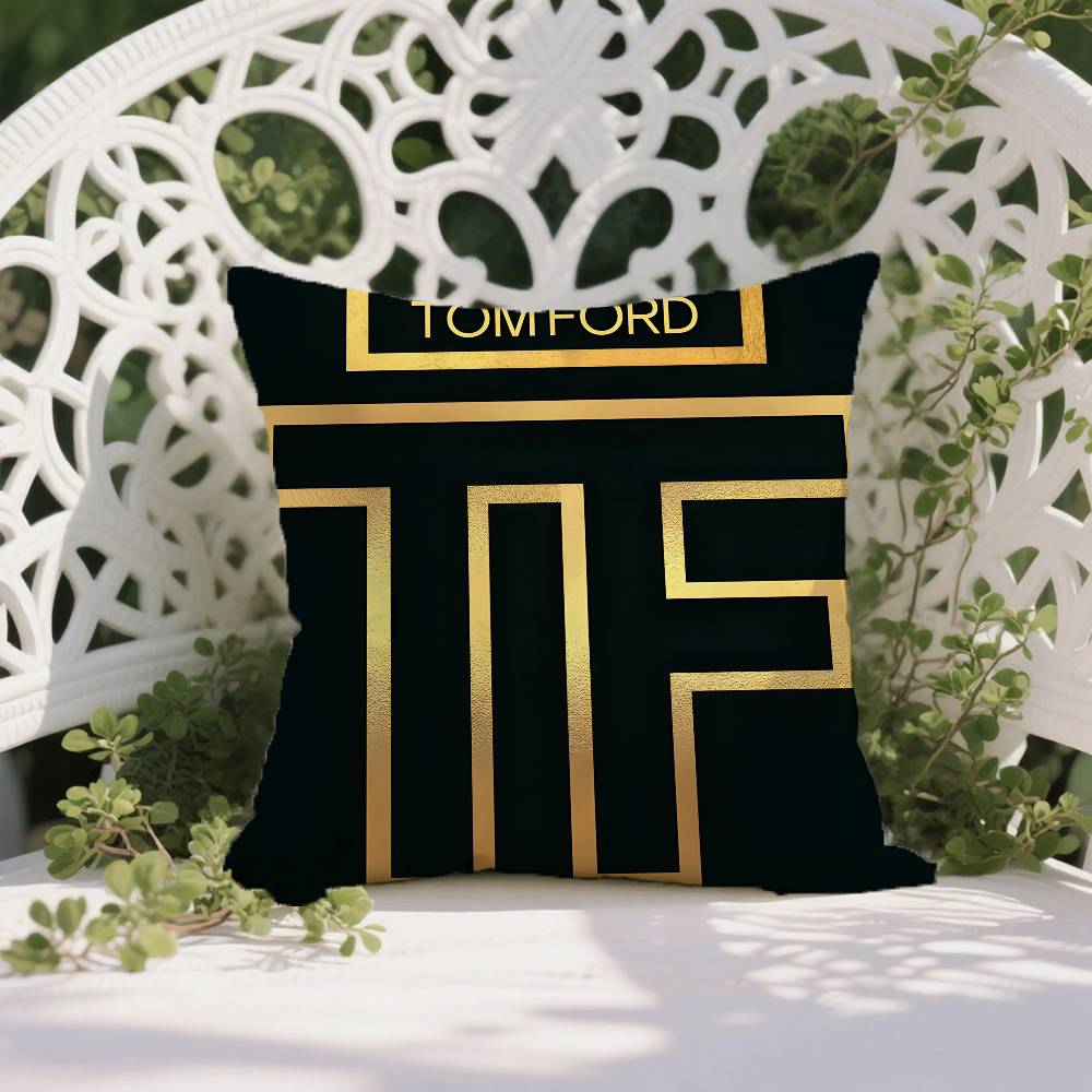 Популярная наволочка для подушки T-Tom F-Ford класса люкс, антиклещевая, на молнии, из шелковистого короткого плюша, чехол для диванной подушки