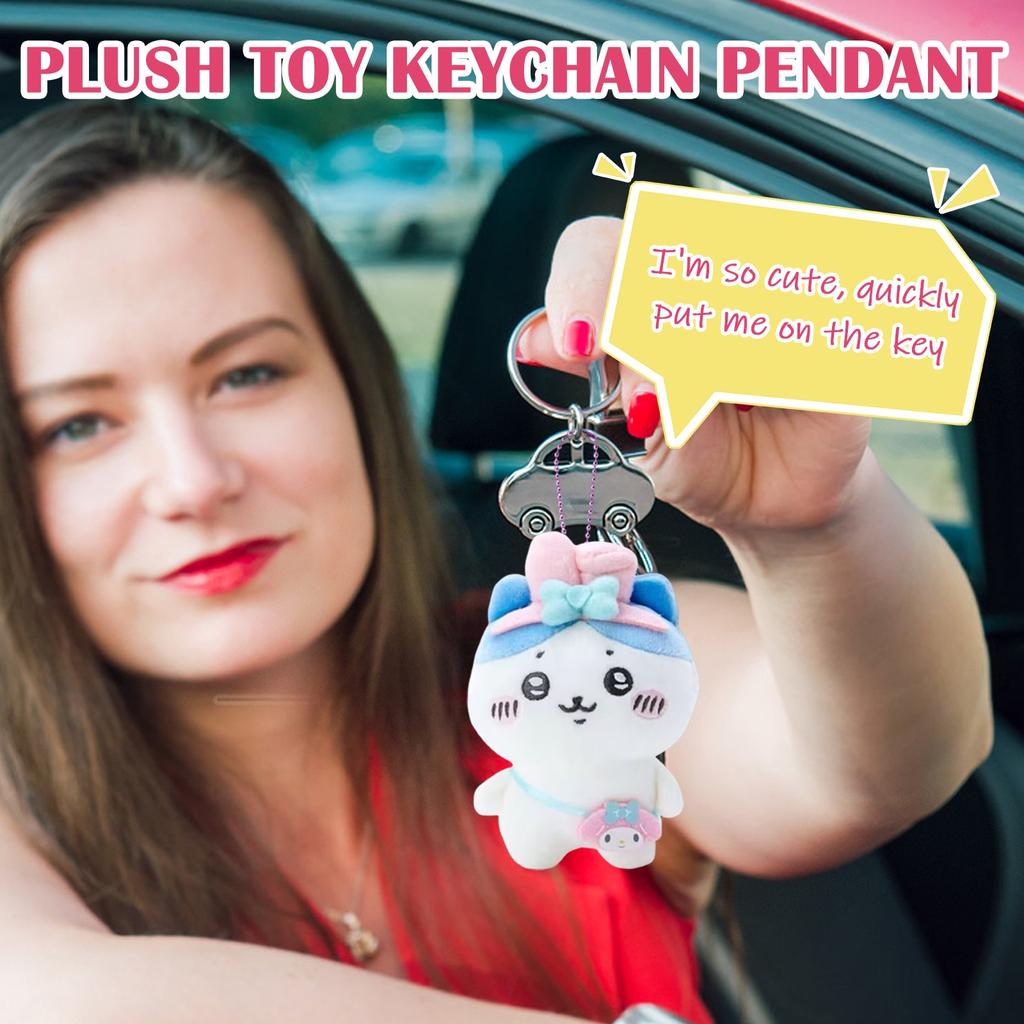 Cartoon Cute Doll Plush Toy Keychain Small Pendant Tape Mark