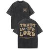 Trust in the Lord Proverbs 3:5 T-Shirt Washed T-Shirt Christian Faith Gift -