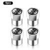 For VW 4PCS Aluminum Alloy Car Wheel Tire Valve Caps For Volkswagen VW GTI R Line R32 Touareg Passat Polo Jetta MK4 Auto Accessories EN1