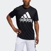 Adidas Футболка Bos Hoops с круглым вырезом и коротким рукавом для мужчин, черная GN7265