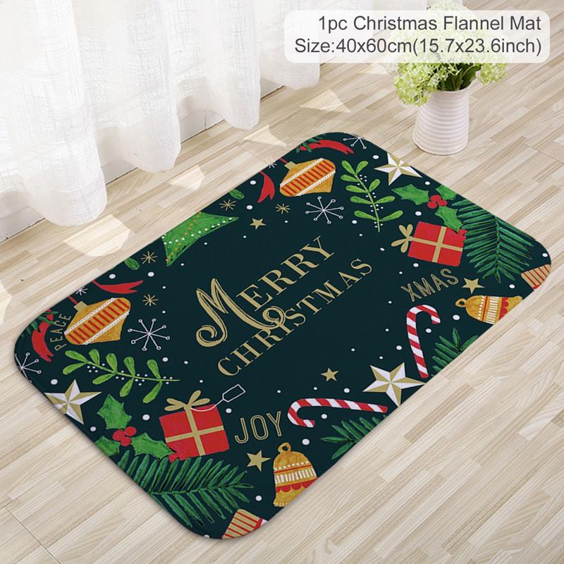 Christmas Doormat Santa Claus Carpet Merry Christmas Decorations For Home 2025 Xmas Navidad Natal Xmas Gifts Happy New Year 2026