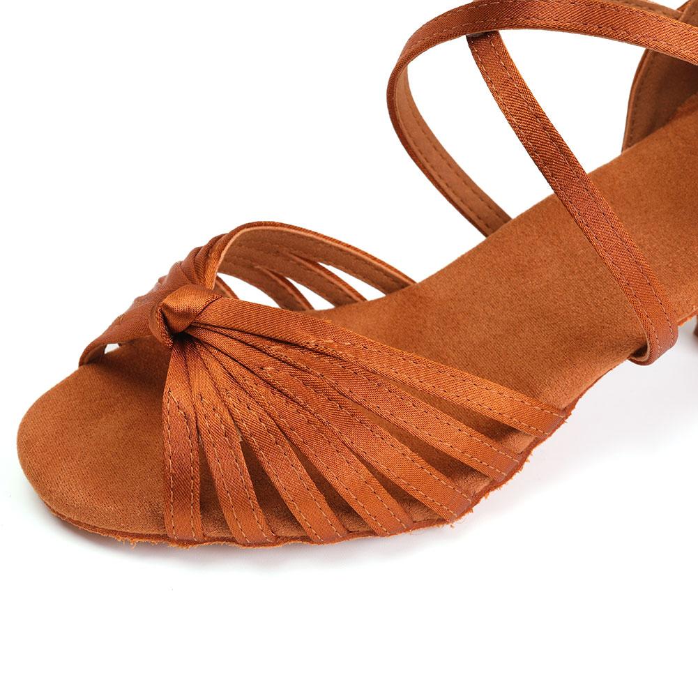 Профессиональные женские туфли для латинских танцев, обувь для бальных танцев сальсы, домашний средний каблук 5 см