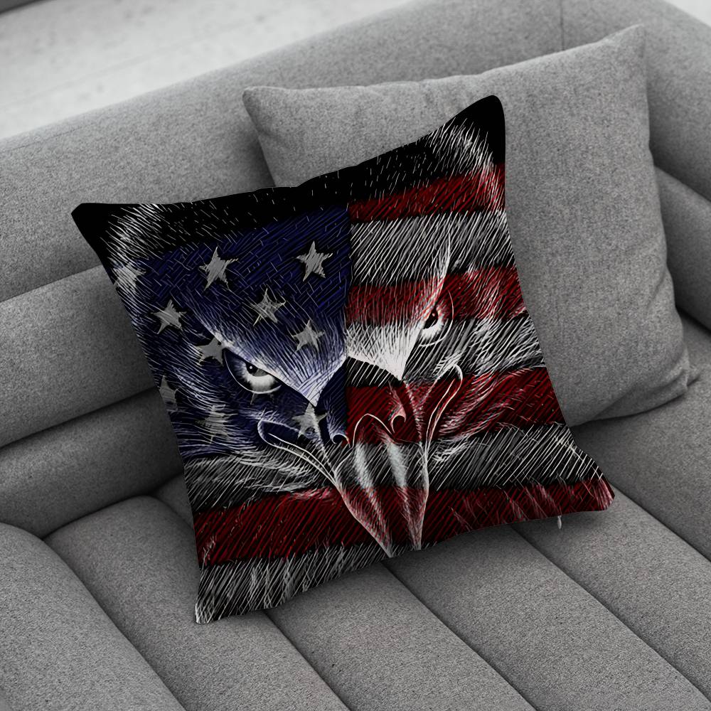 Americans Flag Great Pillow Case Pillowcase Home Sofa Cushions Car Cushions Pillowcover Office Pillowshell Pillow