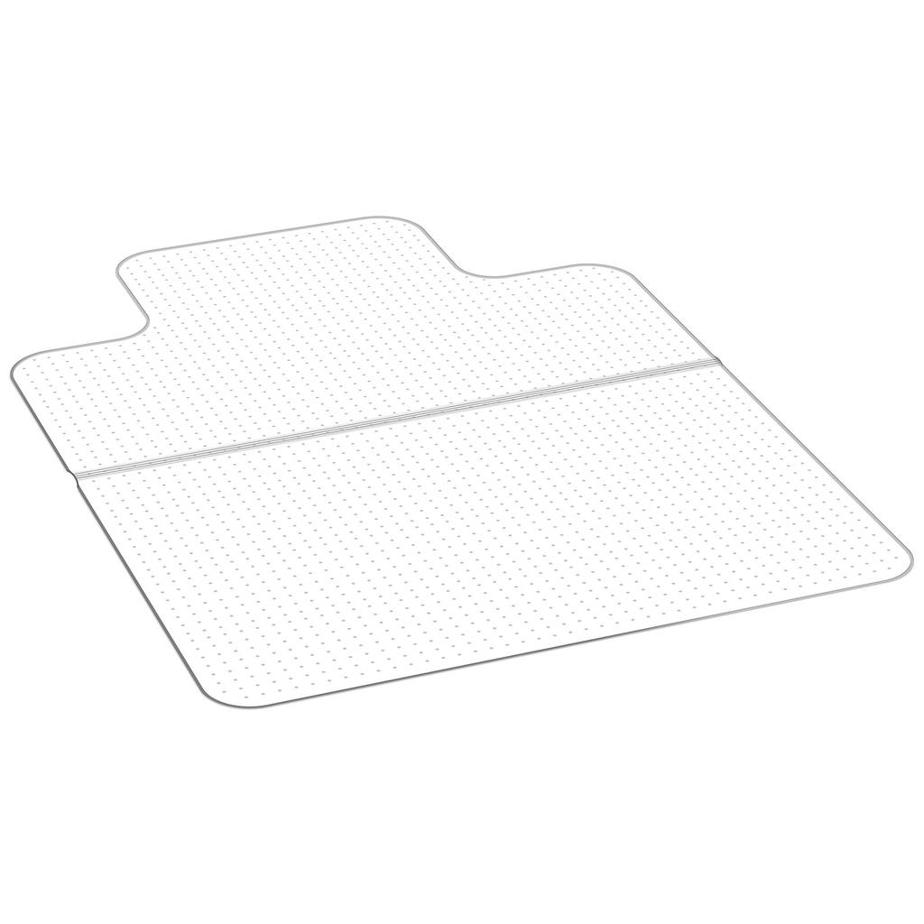 VEVOR Chair Mat with Lip, 915 x 1225 mm Office Chair Mat for Low Pile Carpeted Floors, Plastic Floor Protector Rug with Studded