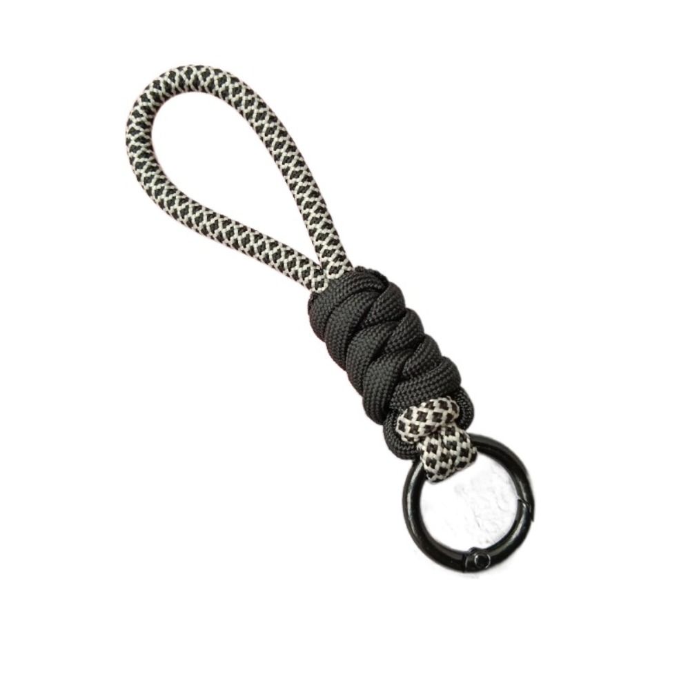 Брелок для ключей с защитой от потери, креативный плетеный шнурок, подвесной аксессуар