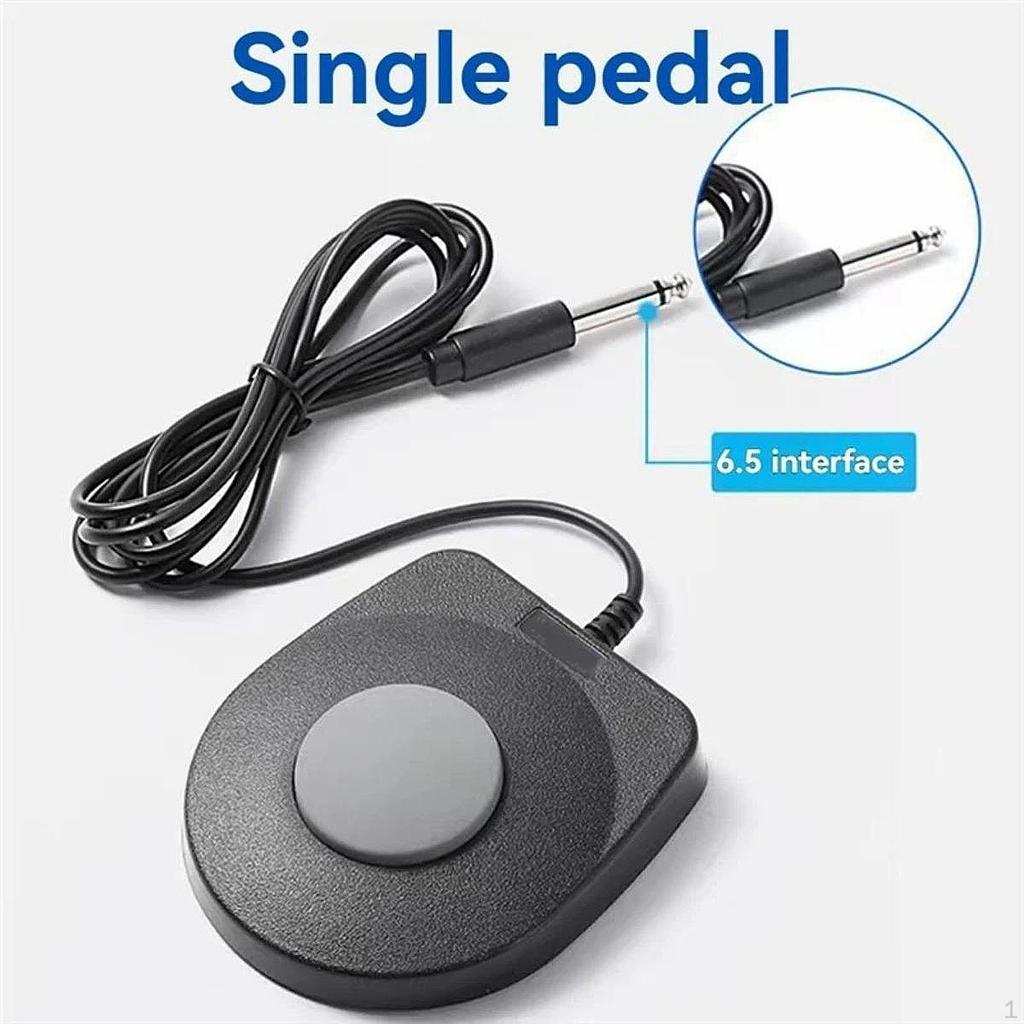 Electronic Drum Sustain Pedal Black Tone Modules Multifunction Sturdy Music Instrument Accessories