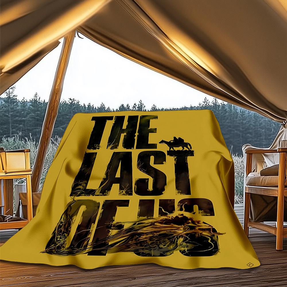 1 шт. Плед Last of Us для улицы, легкий фланелевый плед для путешествий, кемпинга, гостиной, дивана, кресла, мягкий
