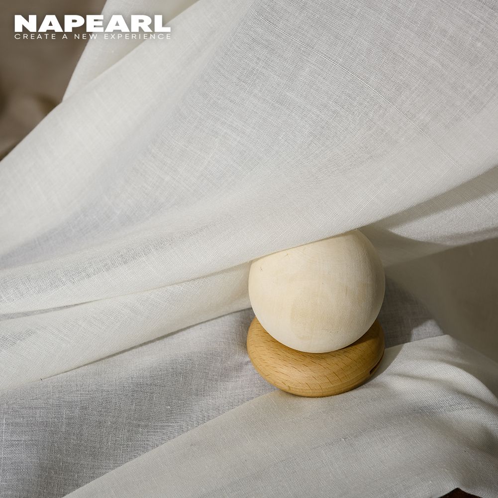 1 шт. NAPEARL, современная роскошная прозрачная оконная занавеска, мягкая текстурированная тюлевая занавеска, домашний декор, занавеска для спальни