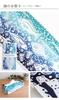 IKS Tenugui Hand Made In 34 X Prime Fabric Festival Sea Chū-sen Towel, Japan, 88cm, 100% Cotton, (Unfinished) (Sea Blue)