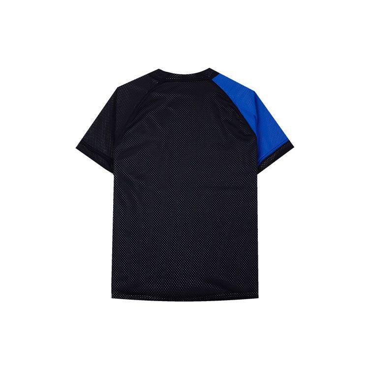 Nike Бейсбольная куртка с короткими рукавами Lab Nrg Fog на молнии для сезона «Снова в школу», мужские топы, камуфляжные, синие, черные AV8269-010