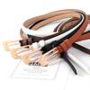 Color Solid Simple Gold Buckle Women Slim Waist Belt Casual And Versatile
