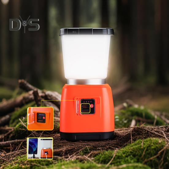 Портативный фонарь-лампа Супер яркий Высокие люмены Водонепроницаемый С питанием от батареи Светодиодный фонарь для кемпинга Аварийный свет