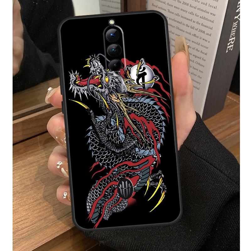 Чехол-татуировка Дракон Якудза Для Nubia Red Magic 10 Pro Plus 6 7 Pro 6S 7S 5G 6R RedMagic 9S 8S 8 9 Pro Plus Coque