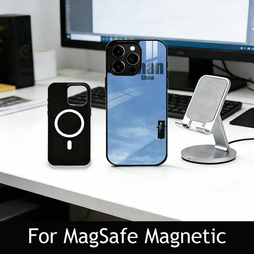 T-The T-Truman S-Show Phone Case For iPhone17,16,15,14,13,12,11 Plus,Pro Magnetic For Magsafe Wireless Charging