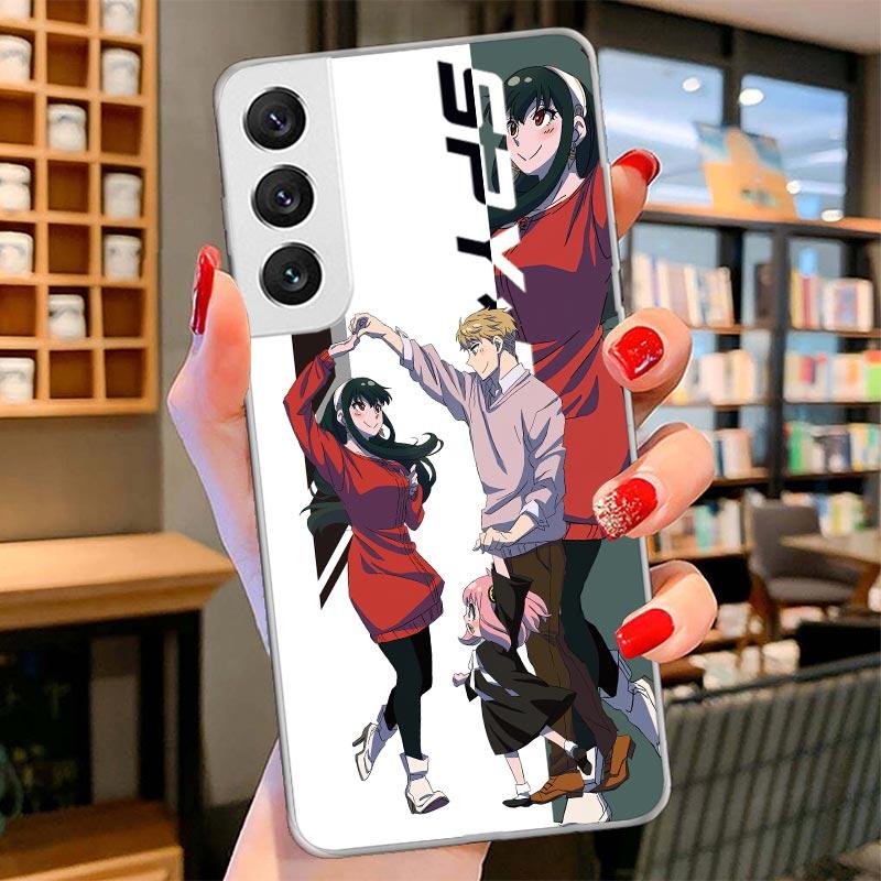 Anime Spy Family Anya Cover Phone Case For Samsung Galaxy S26 S25 Edge S24 Ultra S23 S22 Plus S21 S20 FE Soft Fundas Shell Galax