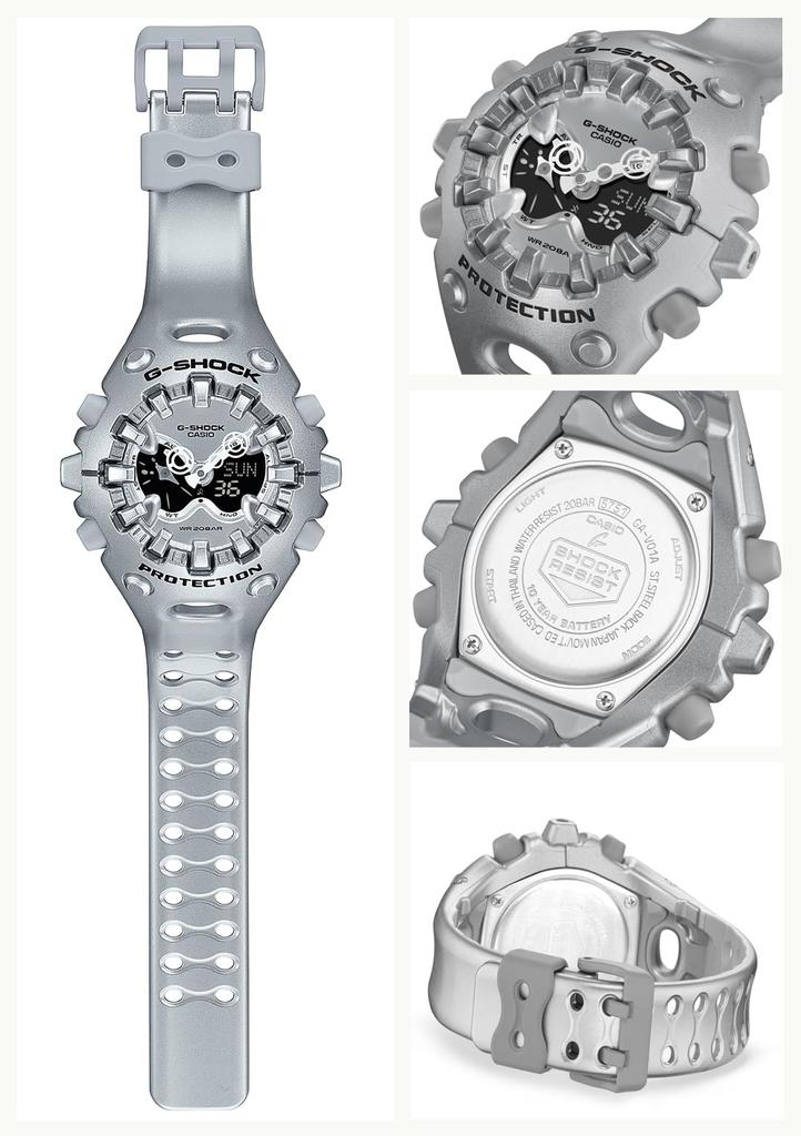 Часы Casio G-Shock [Официальный японский продукт] GA-V01-1AJF / -V01A-8AJF Мужские Серебристые / Черные