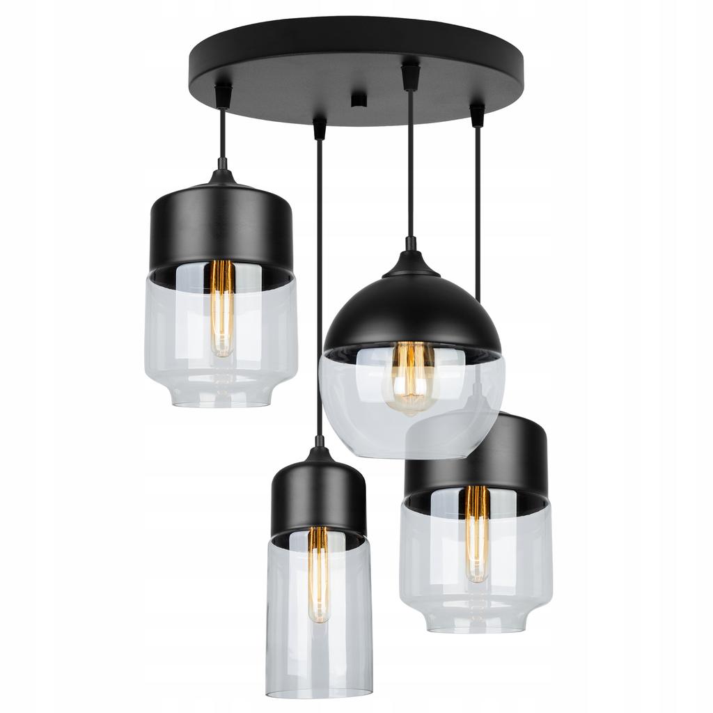 HANGING CEILING LAMP, GLASS PLAFON, LED LAMP