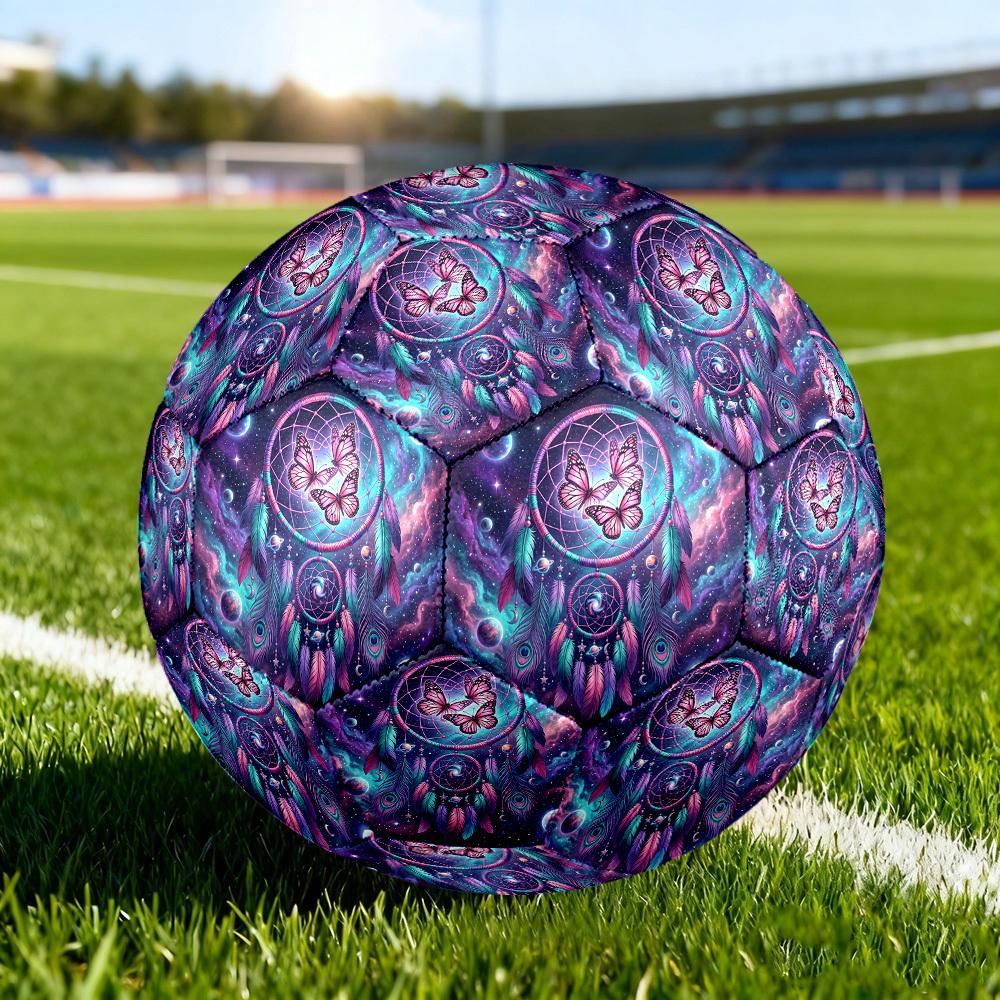 1pc Butterfly Dreamcatcher Size 5 Soccer Ball Professional Lightweight Durable Match Training Football Indoor &Outdoor Sports BallTraining Ball y75