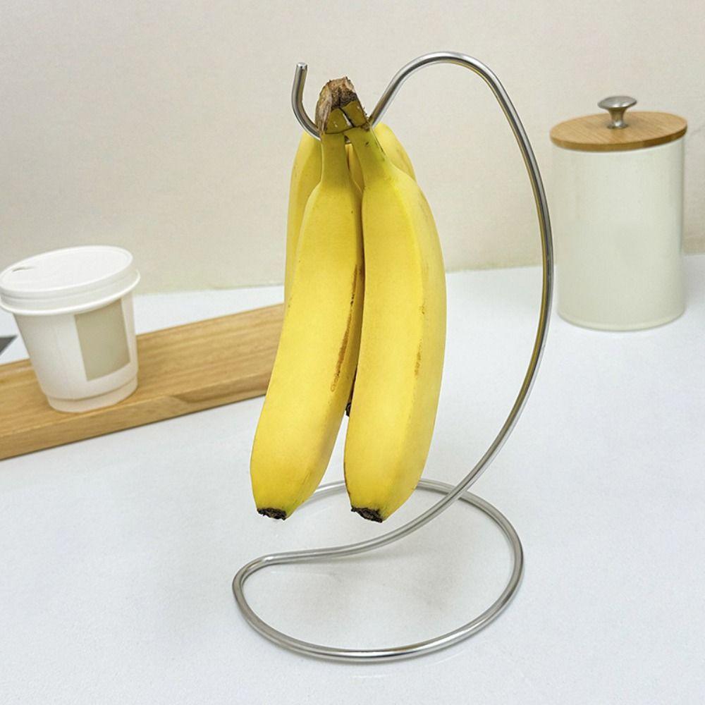 Creative Metal Banana Rack Space Saving Headphone Holder Hanging Kitchen Holder Cup Rack