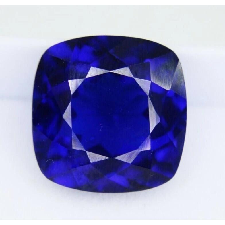 Flawless Natural Blue Ceylon Sapphire 9.05 Ct Cushion Cut Certified Gemstone