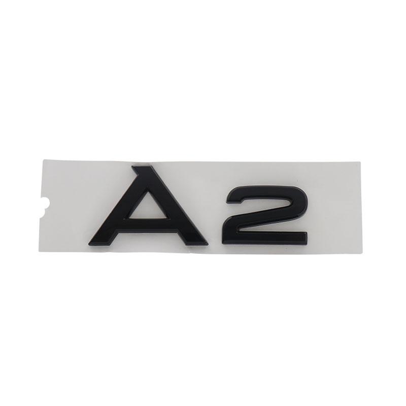 3D Premium A1 A2 A3 A4 A5 A6 A7 A8 Letters for Car Styling Accessories Car Engine Hood Fender Trunk Tail Rear Decal Emblem Badge Sticker