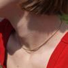 OURPIERRE STRING ROPE CHAIN NECKLACE VERMEIL
