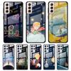 Милый маленький принц для Samsung Galaxy S21 Ultra Plus A72 A52 4G 5G M51 M31 M21 Роскошный чехол для телефона из закаленного стекла