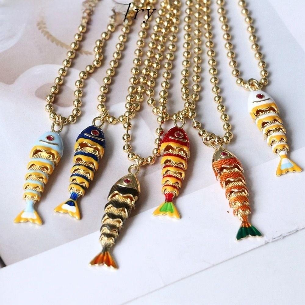 Goldfish Nylon Rope Necklace Ethnic Style Ocean Series Necklace Girls