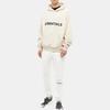 Fear Of God Essentials Fall/Winter 2022 Alphabet Logo Print Hoodie With Embroidery And Fleece Lining Unisex Hoodie Off-White FOG-FW22-103