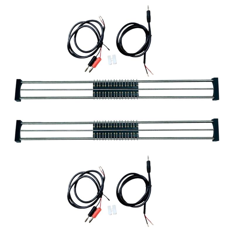 50cm Train Track 1/87 Scale Model Railroad Tracks Treadmill Track Bearing with 8 Rollers for Collectors Enthusiasts