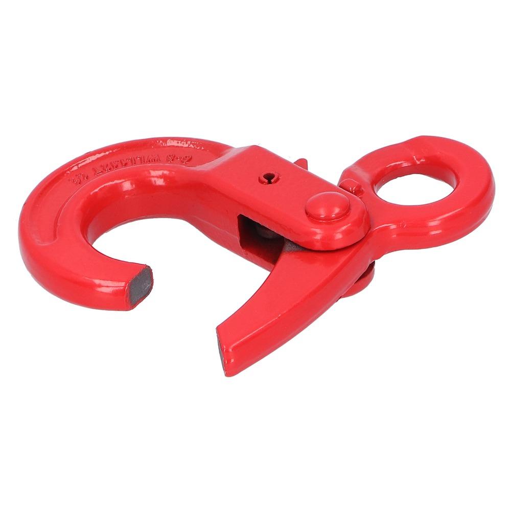 Eye-Type Self-Locking Lifting Hook Alloy Steel Clevis Hook Safety Lock Slip Hook Port