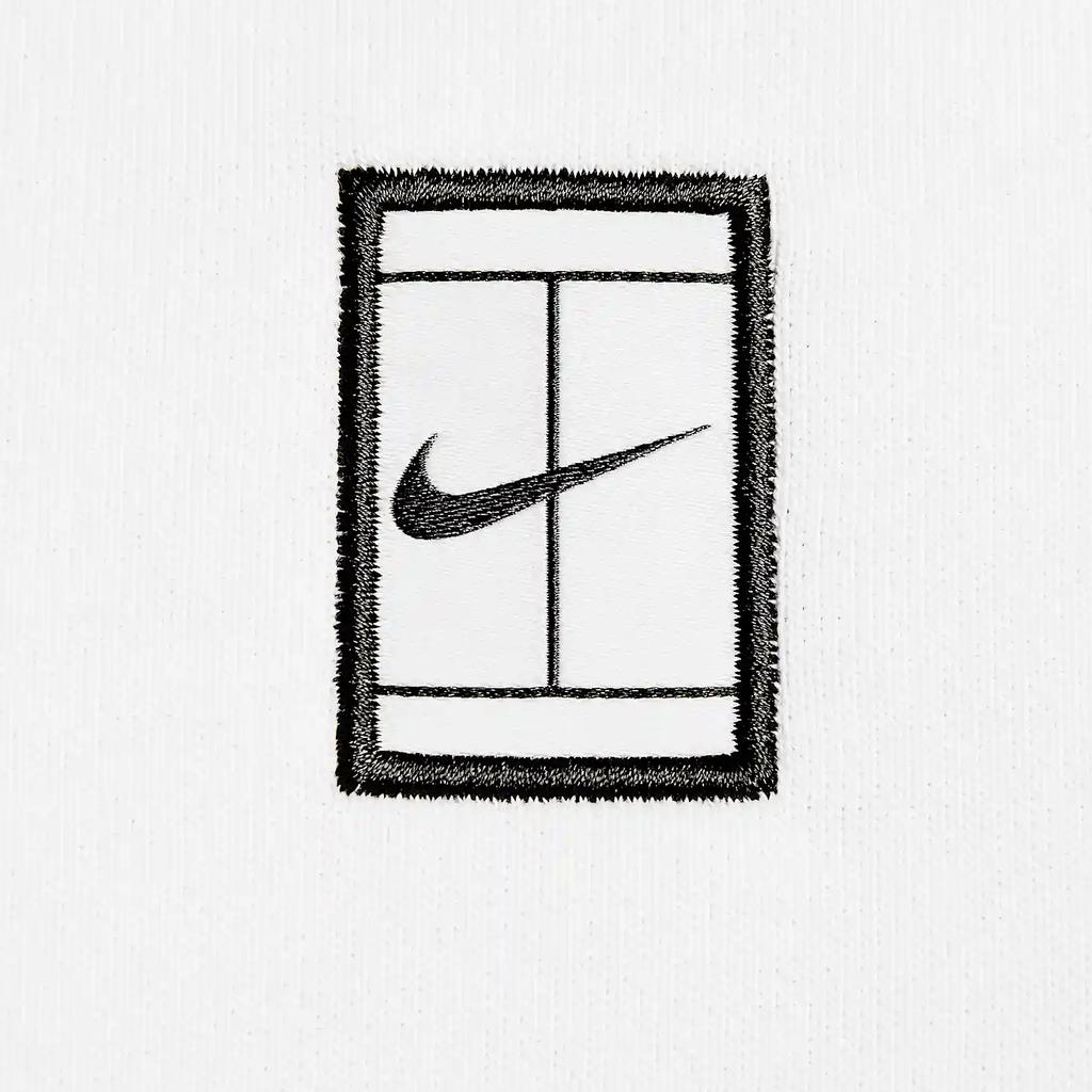 Nike Pattern Embroidered Crew Neck Long Sleeve Sweatshirt Men Sweatshirt White FZ7521-100