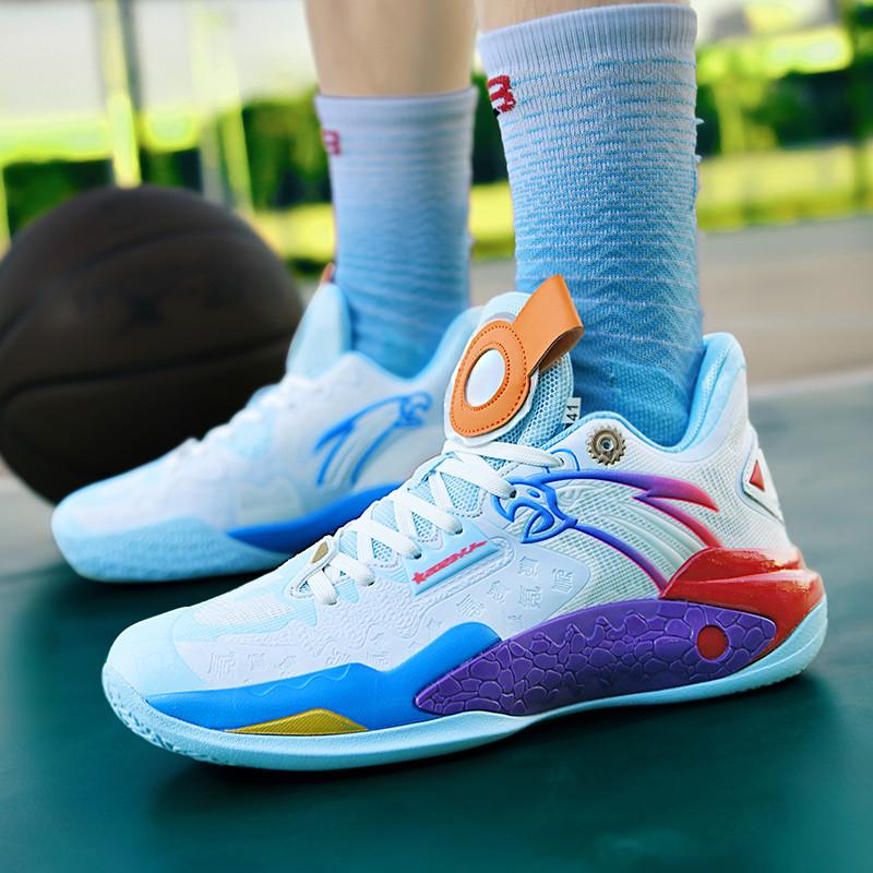 Унисекс Светящиеся Розовые Женские Профессиональные Баскетбольные Кроссовки Сетчатые Высокие Мужские Баскетбольные Кроссовки Нескользящая Платформа Спортивная Обувь Для Мужчин