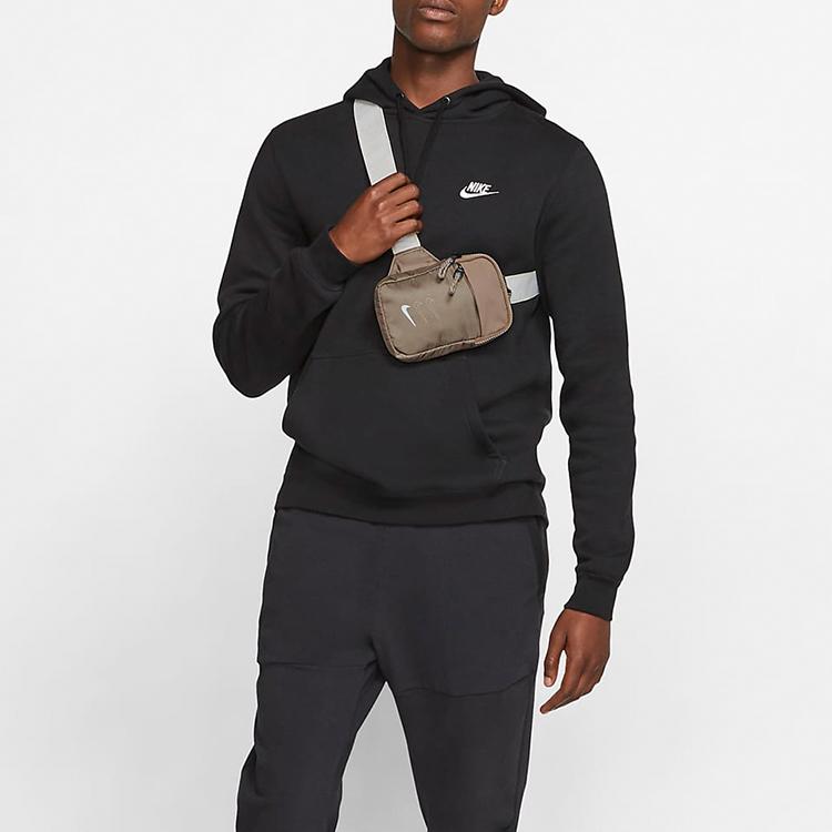Nike Сумки-слинги Оливково-серый/Белый BA5904-040