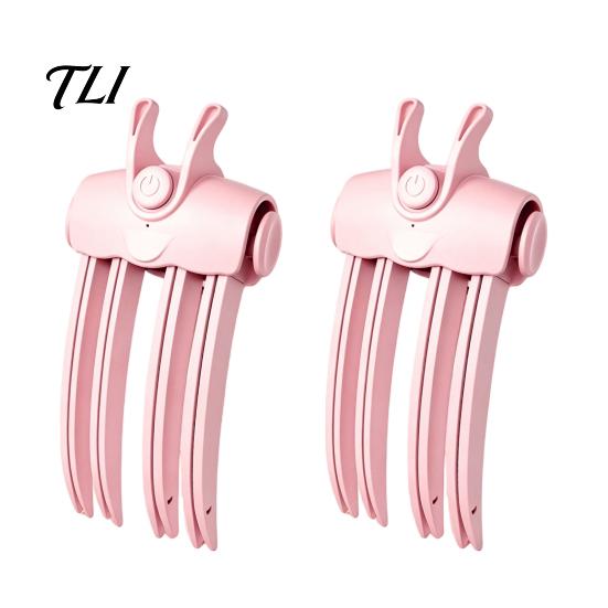 Wireless Root Lifter 2Pcs Heated Hair Volume Clip, Electric Volumizer Crimper, 3 Minute Lifting Safe Clip Comb for Flat Hair, Dual