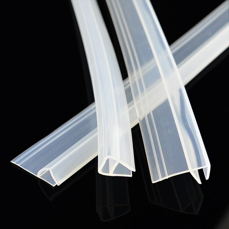 Уплотнители для стеклянных дверей в форме H/F/U, силиконовые уплотнители для ванны и душа, пробка для сквозняков, уплотнение для офисной балконной двери, окна