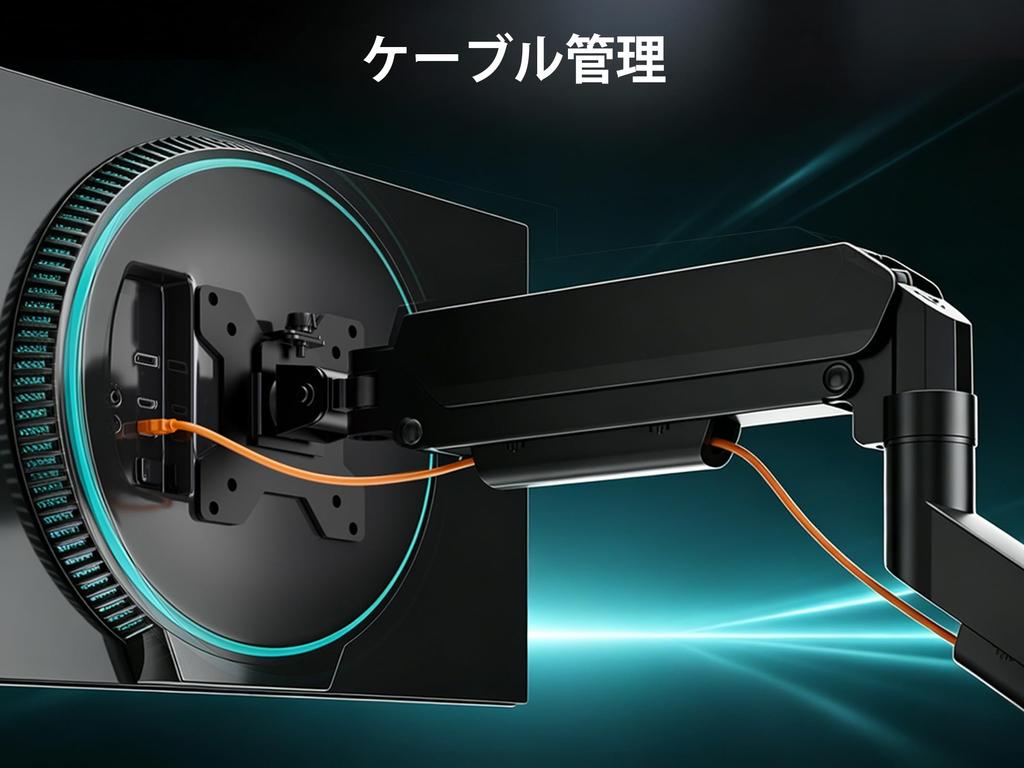 AX WABER Single Monitor PC Monitor Arm for inch VESA 75x75 100x100 Load Gas Spring Clamp Grommet Suitable for Home and Office Arm, 17-32 Monitors, &