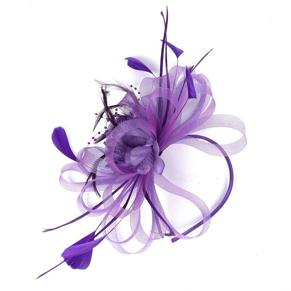 Headwear Banquet Wedding Hair Accessories Bride's Headdress Feathers Hat Hair Clip Fascinators Hat